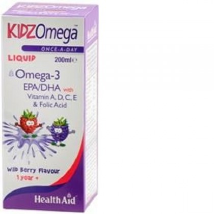 HEALTH AID Kidz Omega - Liquid - Wildberry 200ml